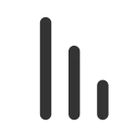 Bar Chart Down SVG Icon